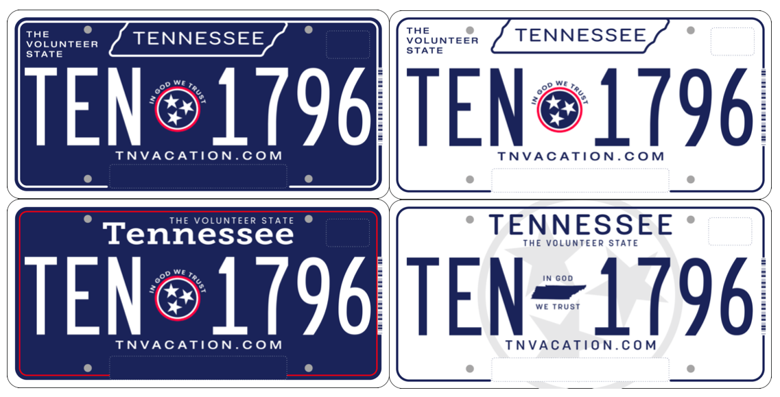 Memphis Flyer Voting Begins for Tennessee’s New License Plate Design