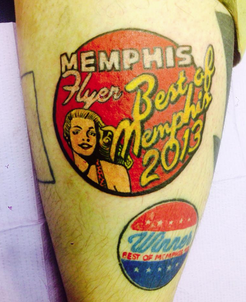 Memphis Flyer Best of Memphis Winner Gets Memphis Flyer Tattoos