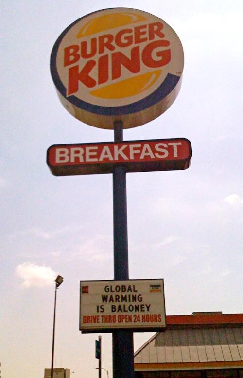 Memphis Flyer Burger King Calls Global Warming “Baloney”