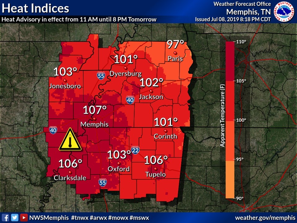 Memphis Flyer Report Much Hotter Days Ahead for Memphis If No Action