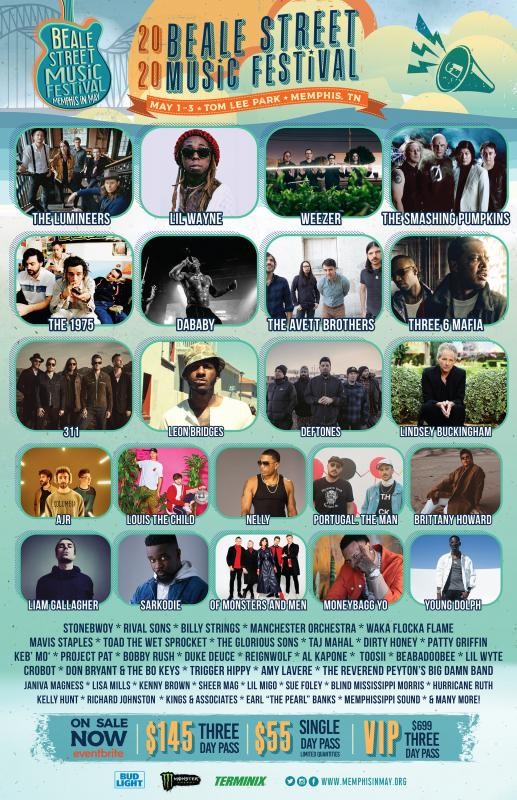 Memphis Flyer Beale Street Music Fest Announces Full 2020 Lineup