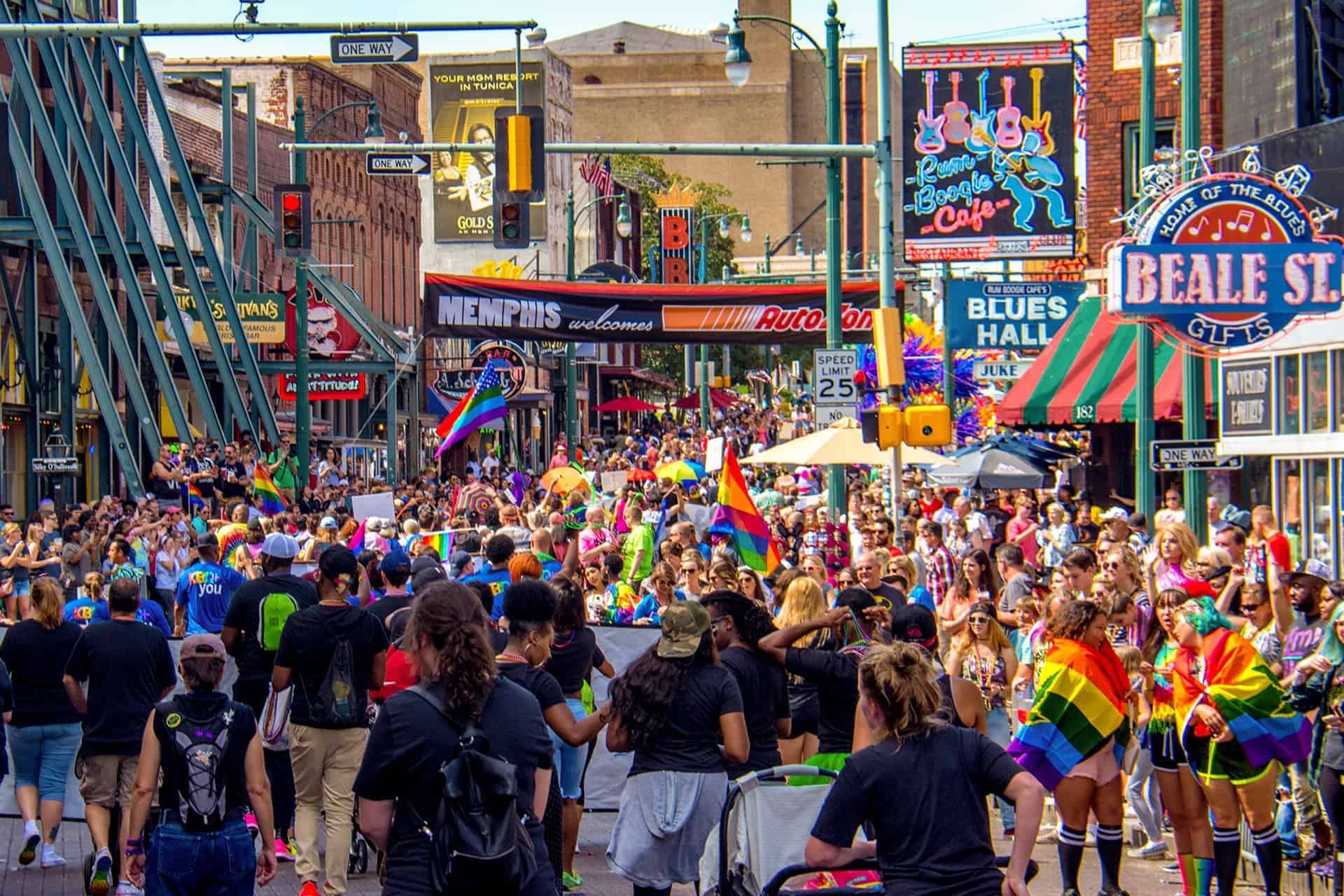 Beale Street Entertainment District of Memphis