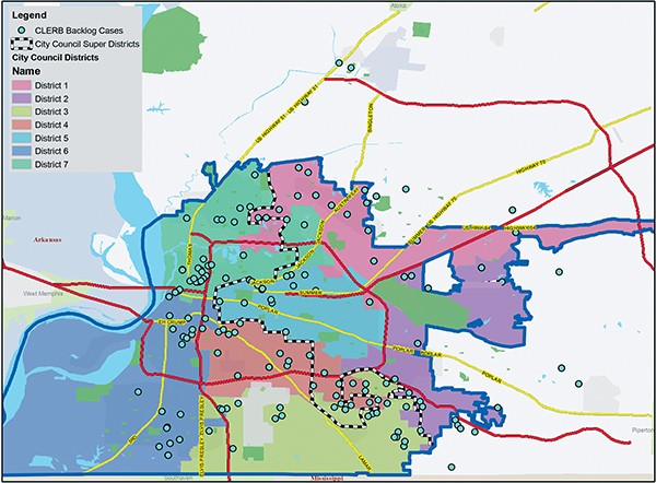Memphis City Council District Map Memphis Flyer | City Council To Vote On Clerb Subpoena Power